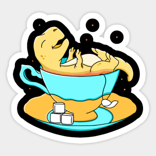 Tea Rex Sticker